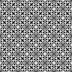 Fototapeta premium Abstract geometric pattern with crossing lines on background. Seamless linear rapport. Stylish fractal texture. Swatch to fill background, laser engraving and cutting.abstract wallpaper illustration.