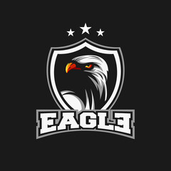 Eagles Shield vector logo illustration for sport or e sport team