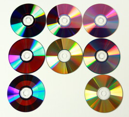 Laser discs are an old information storage device.