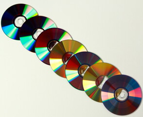Laser discs are an old information storage device.