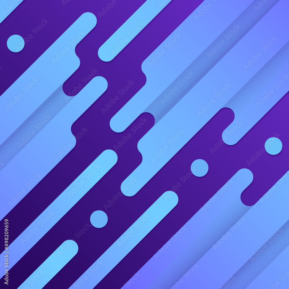 Aufkleber abstract geometric square background. dynamic shapes composition. vector illustration