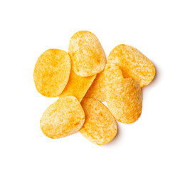 Potato Chips Isolated