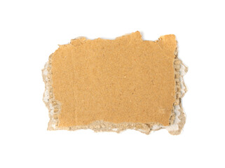 Cardboard, Carton, Ripped Kraft Paper, Wrapping Piece