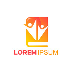 kids education dream logo template illustration