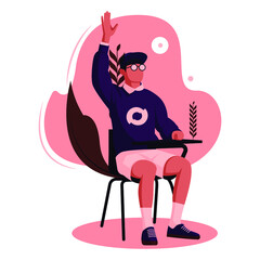 Awesome Best Graphic Flat Illustration