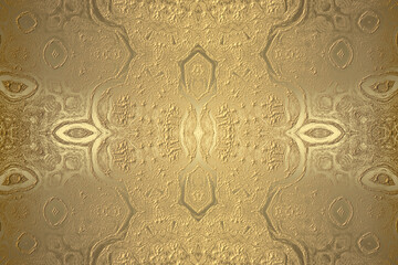 Golden Abstract  decorative paper texture  background  for  artwork  - Illustration