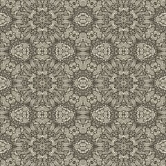 Vintage Decorative ornamental background. Seamless retro Floral pattern.