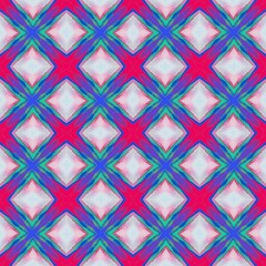 Abstract oil painting ornamental background. Seamless colorful pattern.