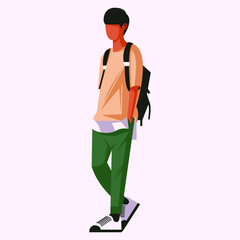 Awesome Best Graphic Flat Illustration