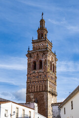 Fototapeta premium Church of San Bartolome at Jerez de los Caballeros, Badajoz, Spain.