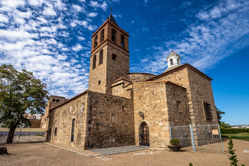 Fototapeta na wymiar The Basilica of Santa Eulalia in Merida, Extremadura, Spain