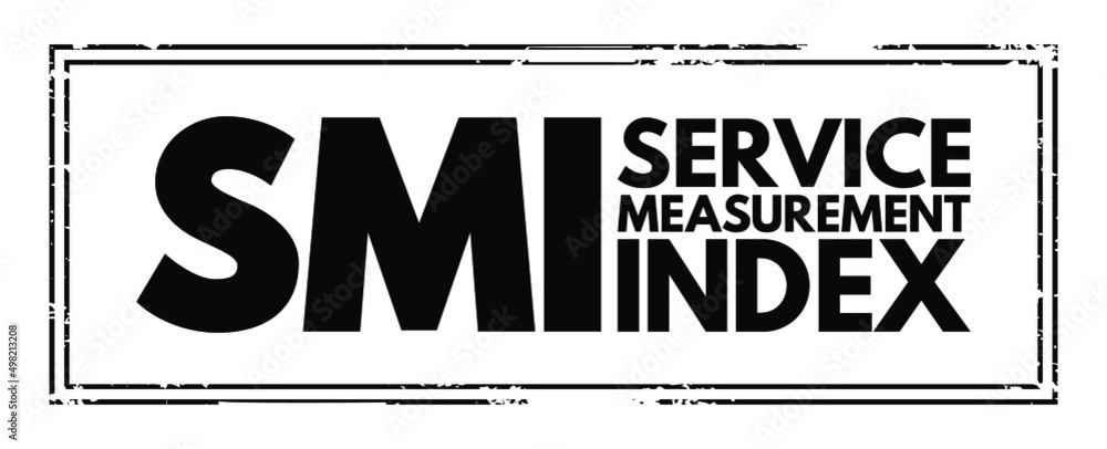 Poster smi service measurement index - application framework that defines method for the calculation of a r