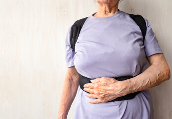 Orthopedic lumbar corset and back posture corrector. Posture corrector for the spine. Correction of...