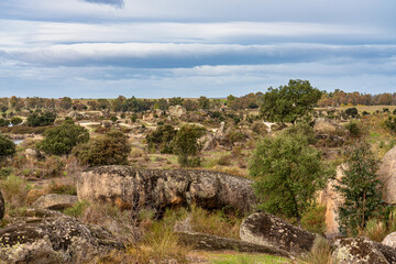 Los Barruecos Natural Monument, Malpartida de Caceres, Extremadura, Spain.