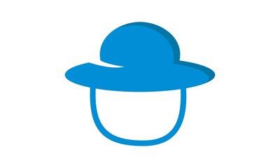 blue hat vector