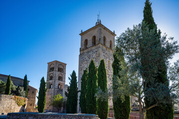 Fototapeta na wymiar Church of Santa Maria la Mayor Trujillo Caceres province, Extremadura, Spain