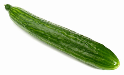 Whole Cucumber isolated on white Background