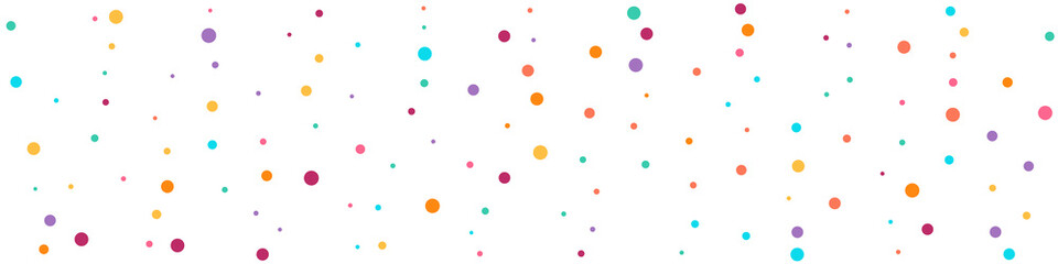 Bright Round Festival Vector Panoramic White