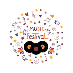 Concept in circle music festival