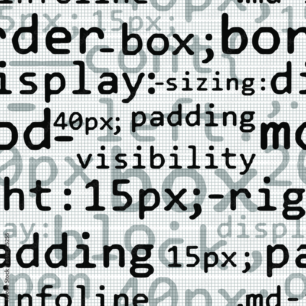 Poster abstract graphic font background. seamless vector pattern.