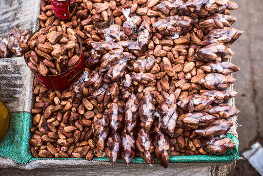 Dry dates displayed for sale during the holy month of Ramadan Lagos Island, Lagos NIGERIA, April 8 2022.