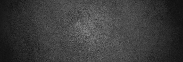 Blank grey grunge cement wall texture background, Background panorama banner long - obrazy, fototapety, plakaty
