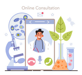 Biotechnology online service or platform. Cellular and biomolecular