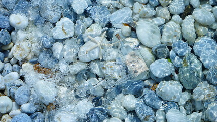 海の中の小石