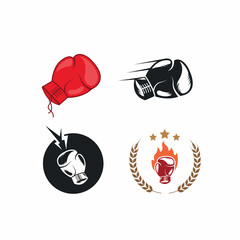 boxing gloves icon vector illustration design - obrazy, fototapety, plakaty