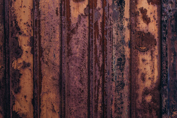 Grunge rusted metal texture, rust background. Oxidized metal background. Old metal iron panel