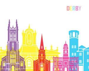 Fototapeta premium Derby skyline pop