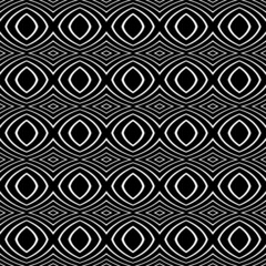 Abstract geometric seamless pattern. Black and white minimalist monochrome artwork with simple shapes.Black and White Flower of Life Sacred .Geometry Circle Pattern Abstract Background.Stylish Chaotic