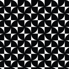 full circle tile seamless pattern vector illustration
