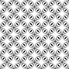 Abstract geometric seamless pattern. Black and white minimalist monochrome artwork with simple shapes.Black and White Flower of Life Sacred .Geometry Circle Pattern Abstract Background.Stylish Chaotic