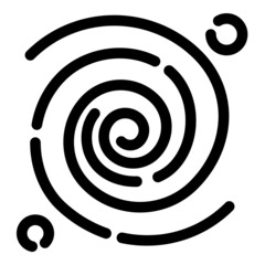 Collapsar Flat Icon Isolated On White Background