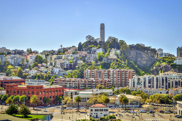 San Francisco, California, USA - obrazy, fototapety, plakaty