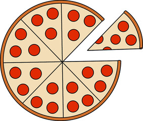 Pizza Slice cafe, restaurant, fast food