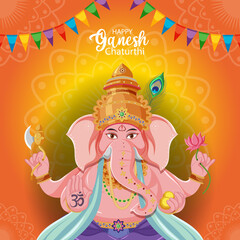 Happy Ganesh Chaturthi Poster