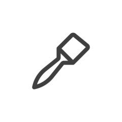 Spatula line icon