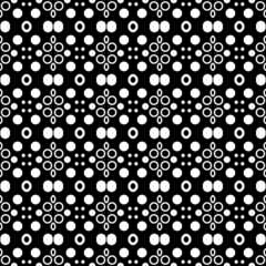 Abstract Black White Seamless pattern. Modern stylish texture with Bold stripes. Geometric abstract background.Cute abstract geometric shape pattern design in black and white. Repeat seamless.
