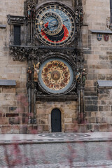 Prague astronomical clock old town