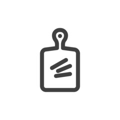 Chopping board line icon