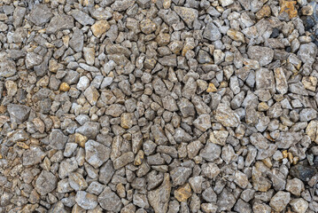 Gray cobblestone forms background