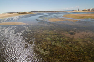 The marshes of Isla Cristina in Huelva, Spain.