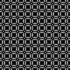 Seamless pattern with oblique black bands.Modern geometric background.Seamless square abstract pattern.Repeat diamond shapes background with black and white elements.Abstract geometric pattern.