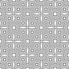 Seamless pattern with oblique black bands.Modern geometric background.Seamless square abstract pattern.Repeat diamond shapes background with black and white elements.Abstract geometric pattern.