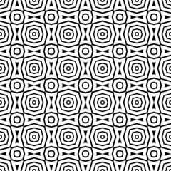 Seamless pattern with oblique black bands.Modern geometric background.Seamless square abstract pattern.Repeat diamond shapes background with black and white elements.Abstract geometric pattern.