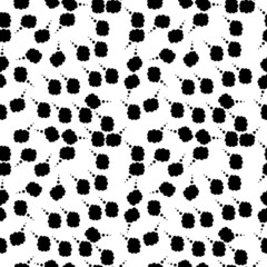 Fototapeta na wymiar Seamless pattern with oblique black bands.Modern geometric background.Seamless square abstract pattern.Repeat diamond shapes background with black and white elements.Abstract geometric pattern.
