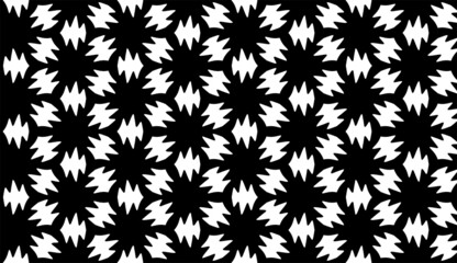 Fototapeta premium Seamless geometric pattern in op art design. Vector art.Vector seamless texture. Modern abstract background. Geometric pattern of rhombuses of different sizes.Vector seamless pattern. Modern stylish.