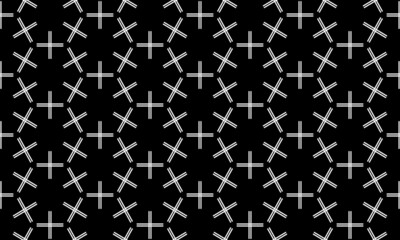Seamless geometric ornament based on traditional art.Black color lines.Great design for fabric,textile,cover,wrapping paper,background. Average thickness lines.Geometric seamless pattern. Abstract.
